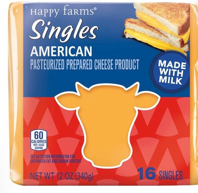 Happy Farms American Cheese Singles — 12 oz