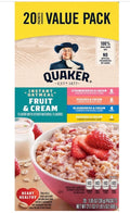 Quaker Instant Oatmeal Variety — 20 packs
