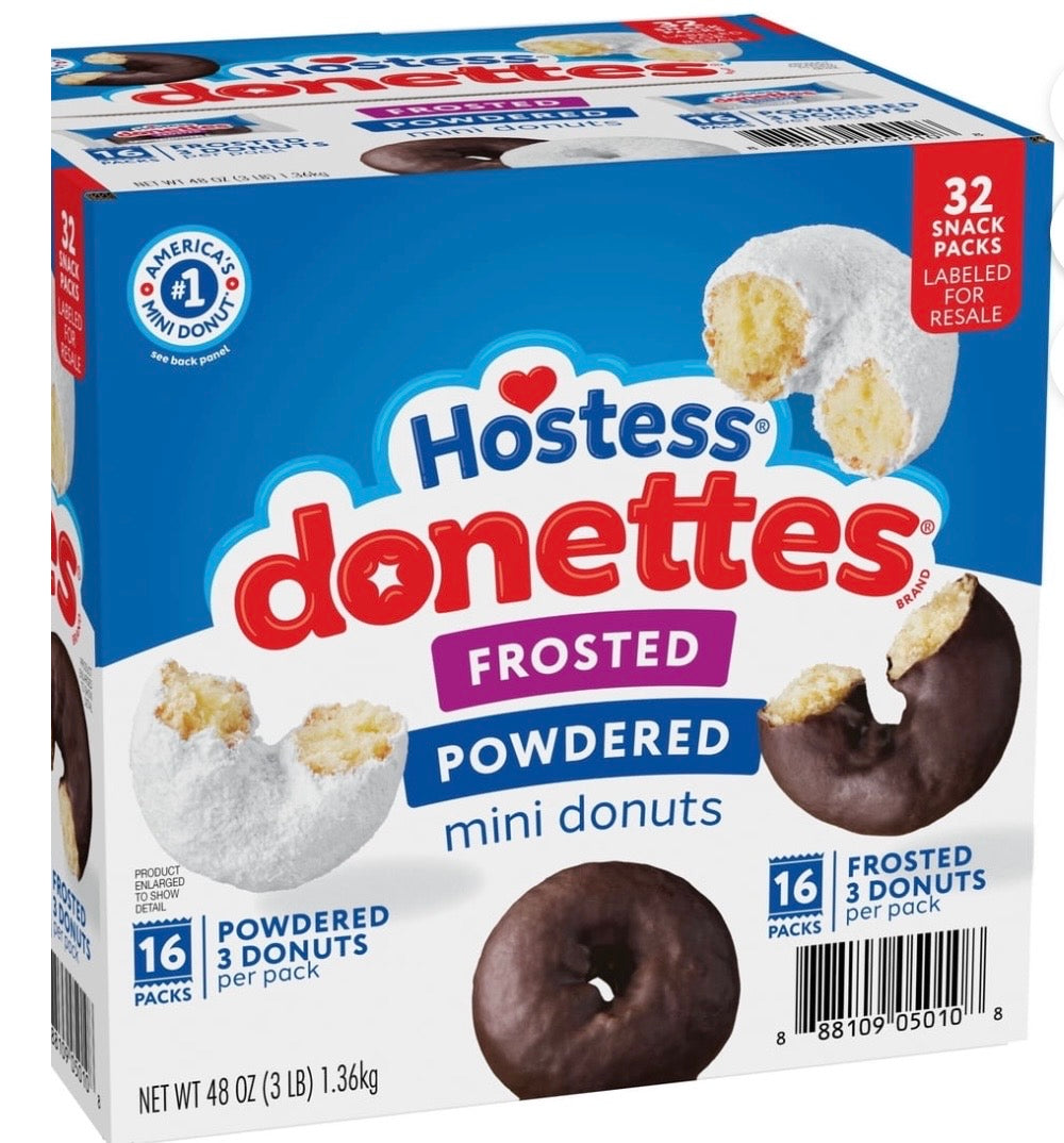 Hostess Donettes Variety — 32 packs