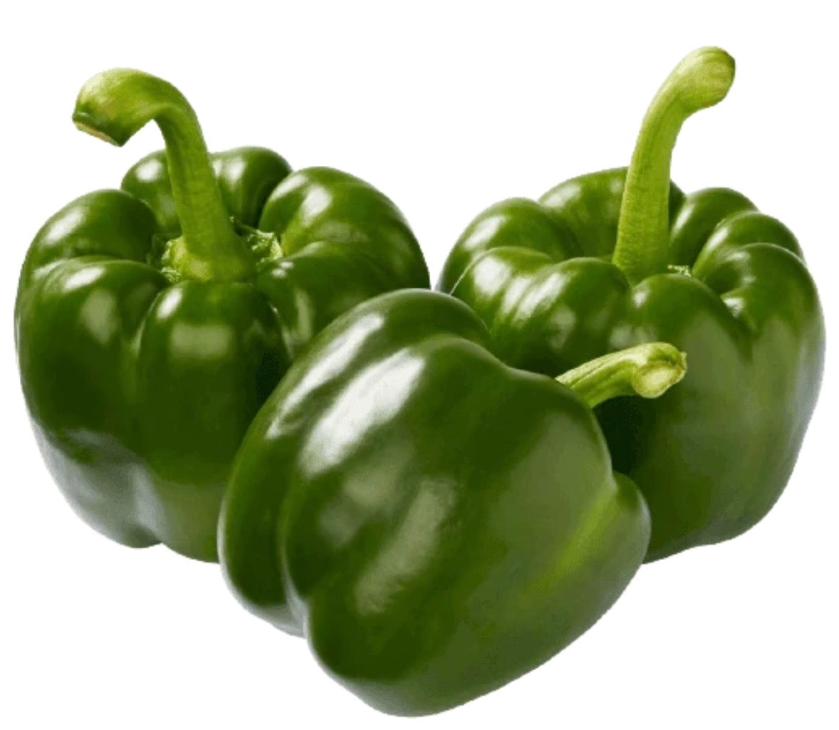 Green peppers / Pimientos verdes — 3 unidades