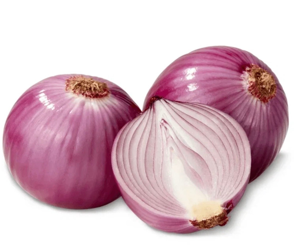 Red onions / Cebollas rojas — 3 unidades