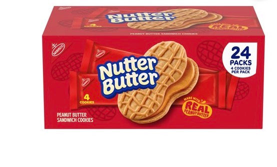 Nutter Butter Sandwich Cookies — 24 packs