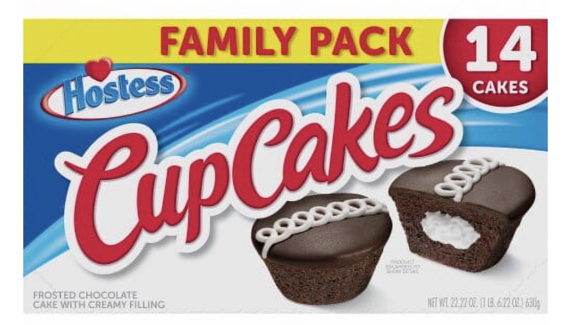 Hostess Chocolate Cupcakes — 14 units